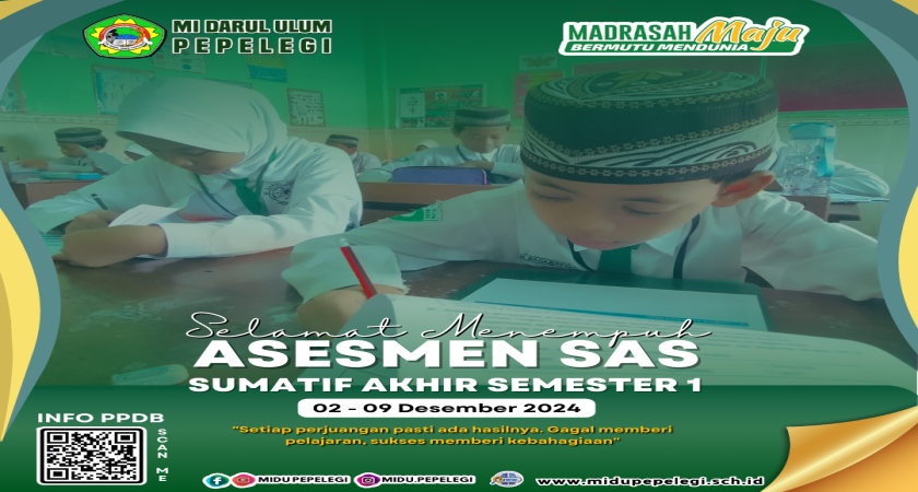 Pelaksanaan Asesmen Sumatif Akhir Semester Ganjil 2024 - 2025